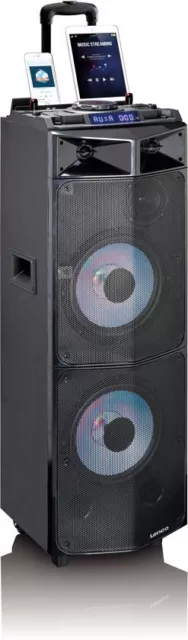 Lenco PMX-300 - PA-speaker / DJ-mixer 250W