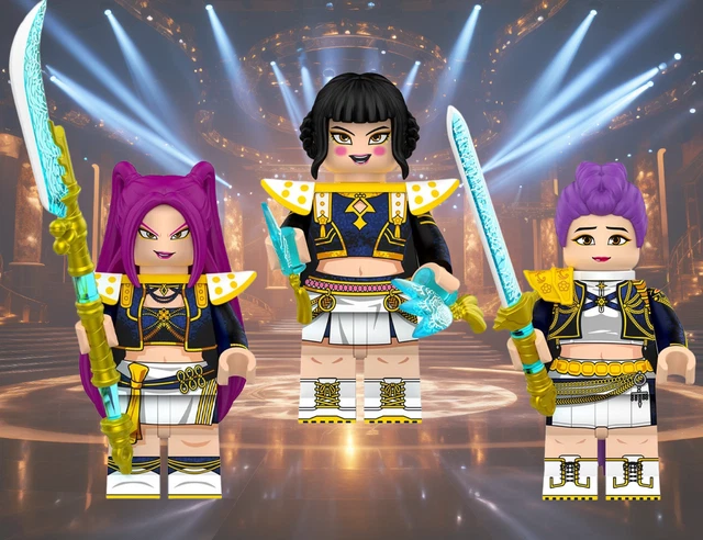 K-POP DEMON HUNTERS: 3-pack custom Huntrix minifigures - you choose ...