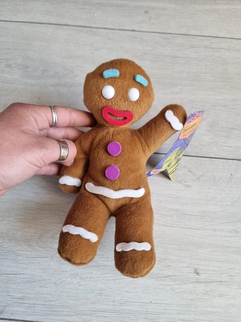 SHREK THE THIRD Small 20cm Gingy The Gingerbread Man Soft Plush Toy Gosh 2007 £9.04 PicClick UK