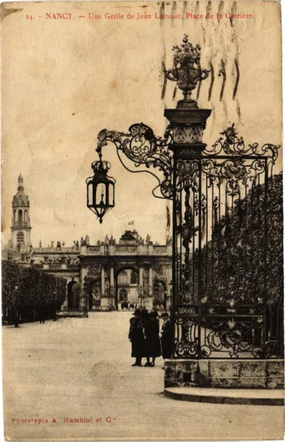 CPA Nancy-Une Grille by Jean Lamour-Place de la Carrière (187394)