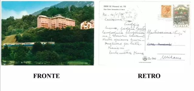 Cartolina Piemonte Re (Novara) Casa Cuore Immacolato Di Maria Viaggiata 1975