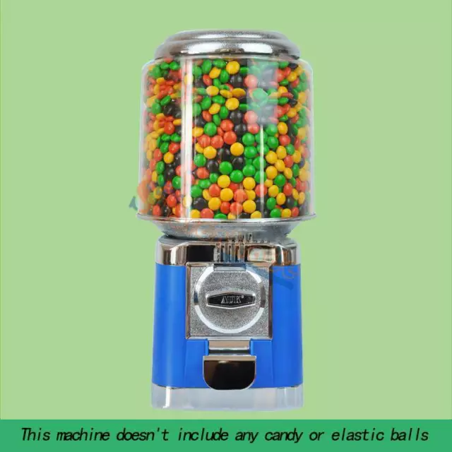 1PC Bulk Vending Gumball Candy Dispenser Machine Wholesale Vending Products Blue