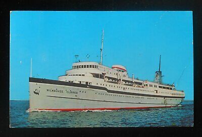 1968 SS Milwaukee Clipper Great Lakes Luxury Liner Muskegon MI Milwaukee WI PC