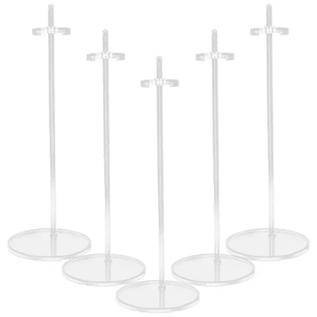 Doll Stand Support Model Display Rack 5pcs Holder-