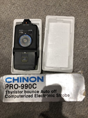 película Sync Cable Chinon Pro-990C Auto Tiristor Vintage Flash 35mm 