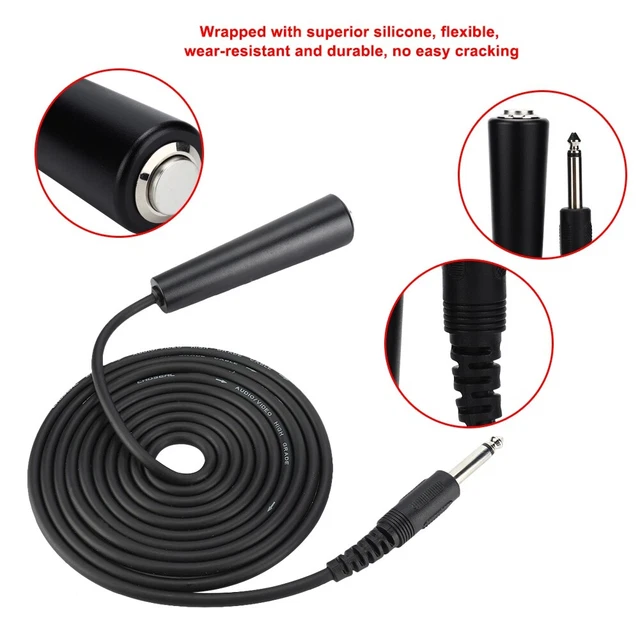 Audiómetro de diagnóstico interruptor de respuesta del paciente cable accesorio de detección auditiva