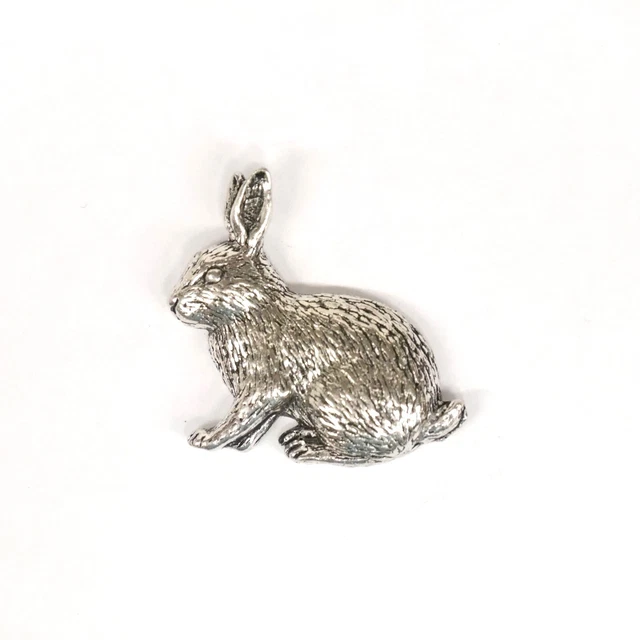Conejito Pin de Solapa Liebre Conejo Pin Adorno Button Agujón Nuevo