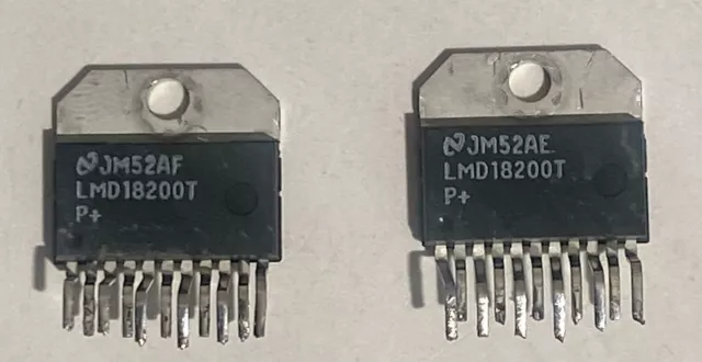 US Stock 2pcs LMD18200T 3A 55V H-Bridge ZIP-11 stepper Motor Driver Power IC