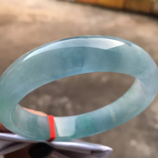 Grade A Jadeite Myanmar Ice Blue Jade Bangle Jewelry Burma Jade Bangles Bracelet