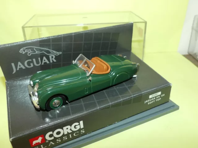 JAGUAR XK 120 OPEN TOP Vert CORGI 02901 1:43