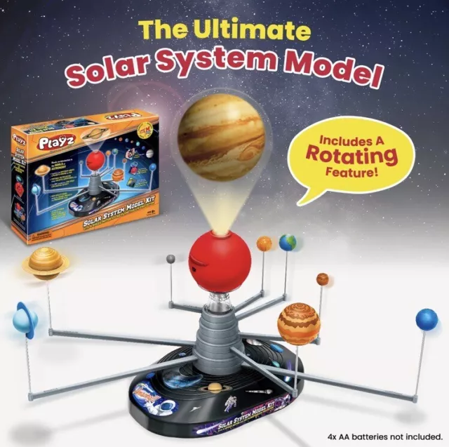 Solar System Nine Planets Model Science Kit DIY Assembly Interaction Planetarium 2