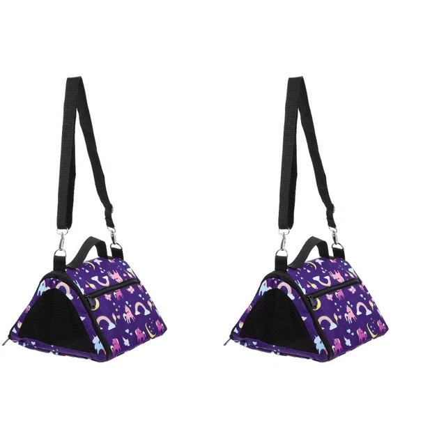 2x Guinea Cerdo Bolsa de Viaje Animales Pequeños Viaje Portador Rata Bolsa