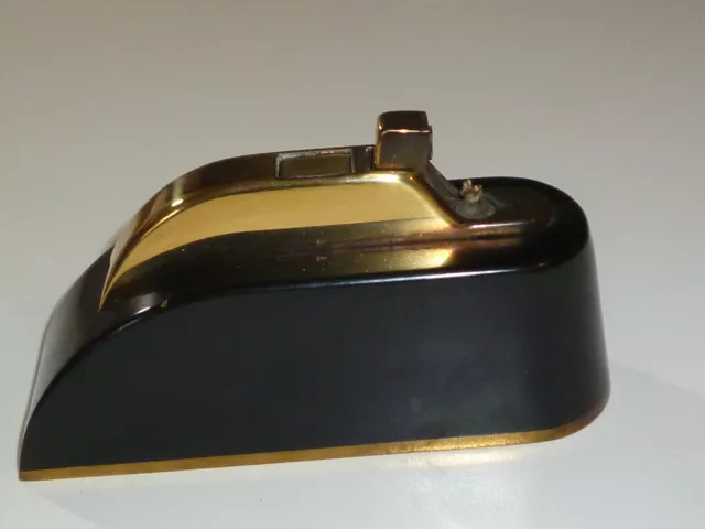 Thorens "Distinction" Table Petrol Lighter W. Lacquer - Ovp- 1949 - Switzerland