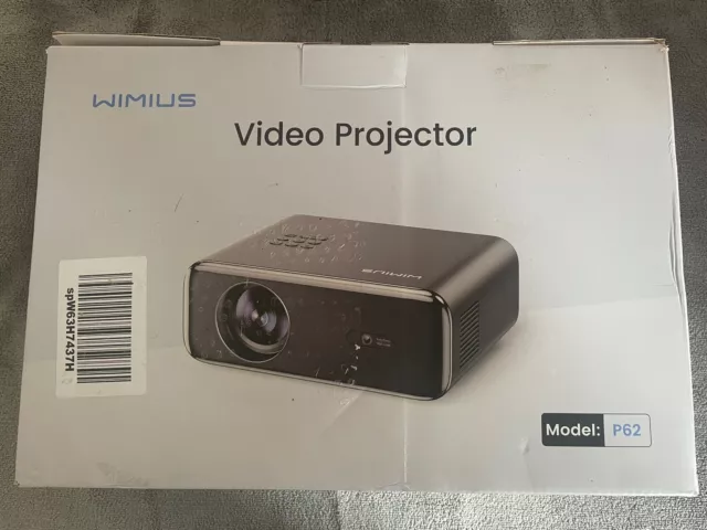 WIMIUS P62: AUTO Focus & Keystone Projector, 18000 Lumen WiFi 6