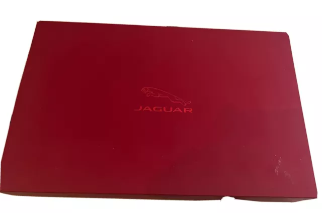 Genuine Jaguar Red Key Presentation Handover Box.  Empty.  Fabulous condition.