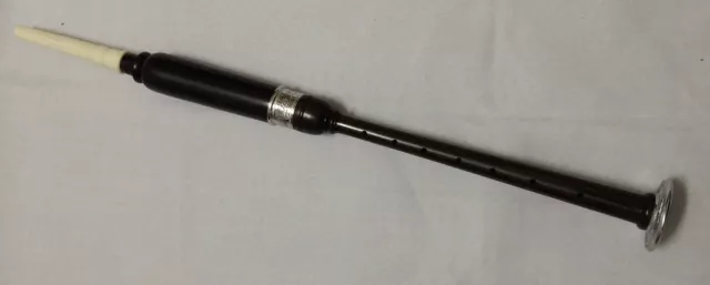 New Practice Chanter African Black Wood Hand Engraved/Bagpipe Practice Chanter