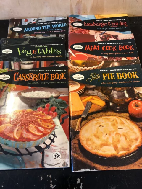 GOOD HOUSEKEEPING Lot Of 6 Cooking Booklets 1958.