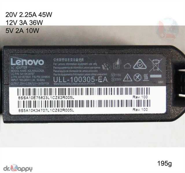 Lenovo 5A10K78743 adattatore e invertitore Interno 65 W Nero (AC