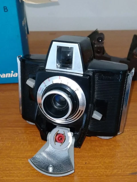 Macchina Fotografica  Ferrania Euralux 34 B Con Accessori E Scatola Originale 2
