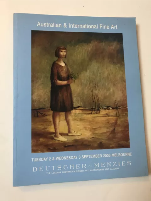Deutscher Menzies - Australian Fine Paintings Art Auction Catalogue - Sept 2003