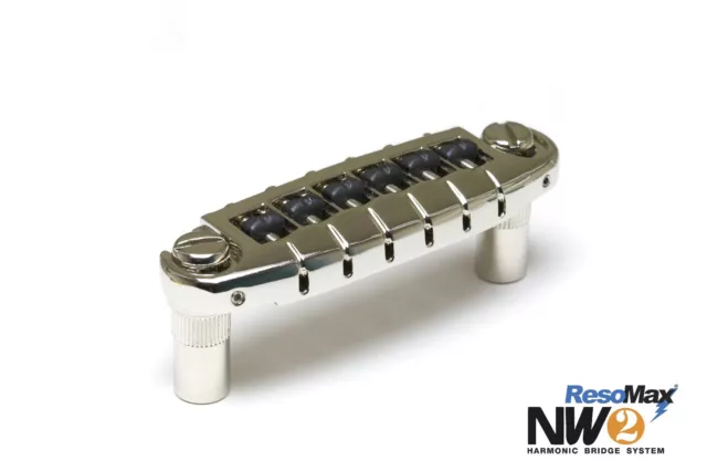 Graph Tech Resomax NW2 String Saver Wraparound Bridge - Nickel PS-8593-N0