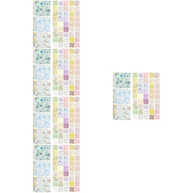5pz 1 sacchetto di foglie di cotone foglie di tessuto floreale pretagliate