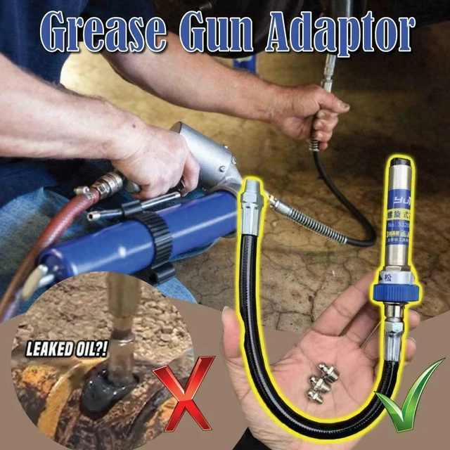 GREASE GUN ADAPTER Eighth Generation Avoid Grease Leaking 36.57 PicClick