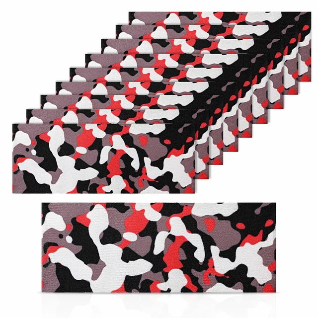 10pc Spare Felt Camo EVA Pad Squeegee Cover Vinyl Wrap Window Tint Buffer Stripe