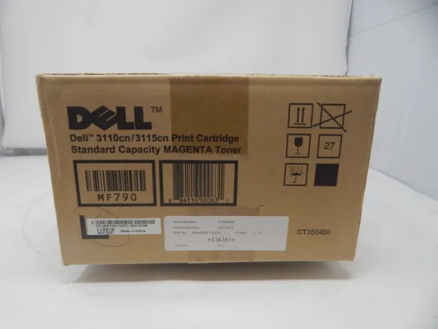 Genuine Dell 3110cn/3115cn MF790 Magenta Toner Standard Print Cartridge