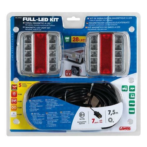 fanali posteriori magnetici a Led12V kit full led veicoli fanali posteriori magnetici a Led12V kit full led veicoli