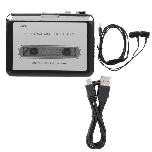 Mini Cassette Player Tape Record with 3.5mm Headphone Jack H3I8