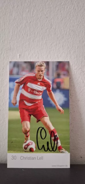 FC Bayern München - Original signierte Autogrammkarte -  Christian Lell