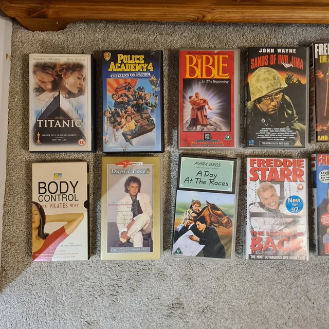 LARGE COLLECTION OF Vintage VHS Video Tapes Bulk Lot £9.99 PicClick UK