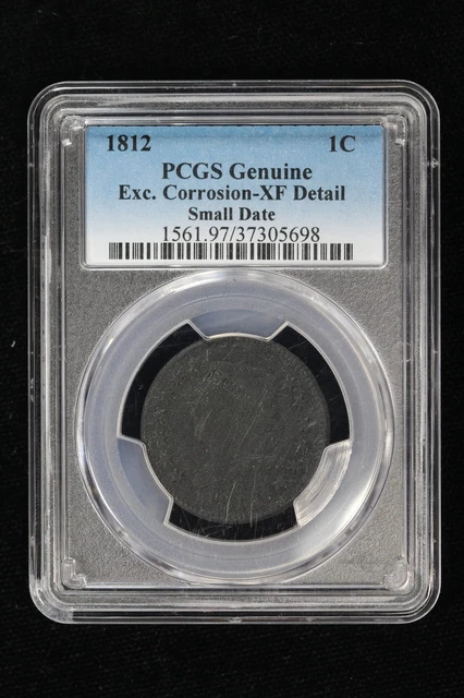 1812 Classic Head Large Cent PCGS Small Date XF Detail Exc. Corrosion 3AMB
