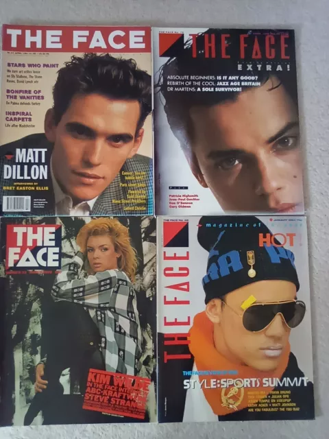 The Face Magazine 1982 1984 1986 1991 Nick Kamen Kim Wilde Matt Dillon Kraftwerk
