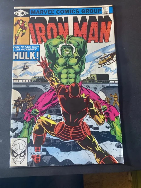 INVINCIBLE IRON MAN # 131 and #132 - (NM) -IRON MAN VS HULK- 2 of 3 in Story