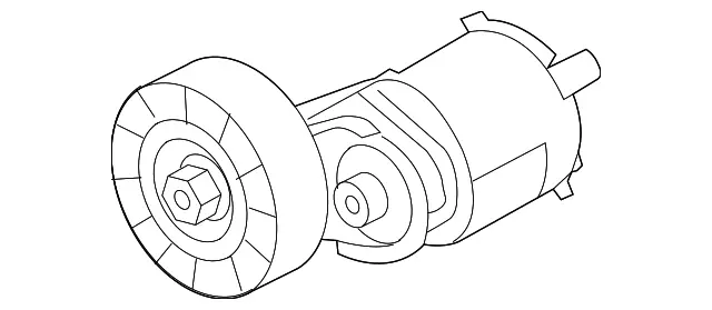 Genuine Volkswagen Accessory Drive Belt Tensioner Assembly 07K-903-315-S