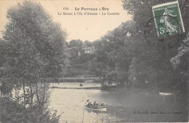 Cpa 94 Le Perreux / Bry / La Marne A L'ile D'amour / Le Castelet