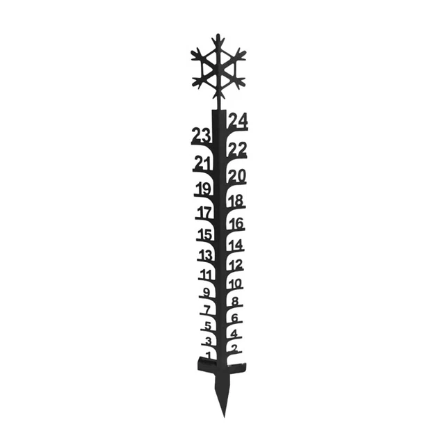 Decorazione Natale Misuratore Neve Rivestito con Polvere Di Bronzo Industriale