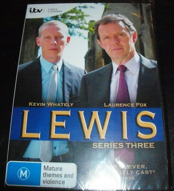 LEWIS (KEVIN WHATELY Laurence Fox) Series 3 (Aust Region 4) DVD – New £