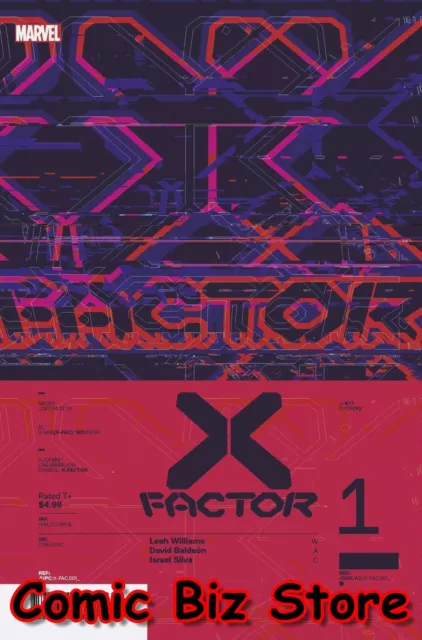 X-Factor #1 (2020) 1St Printing Scarce 1:10 Muller Design Variant Cover  ($4.99)