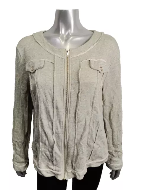 Chaqueta Señora Vivance Collerction De Punto Sudadera Brillante Moderna Elegante Xl/44