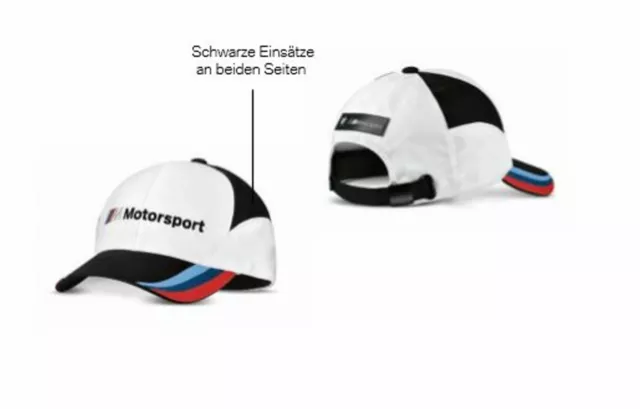 Original BMW M MOTORSPORT Hochwertiges CAP UNISEX Fan 80162463073 Mütze 3