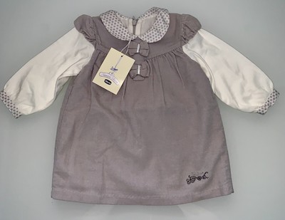 Chicco vestito bambina neonata chicco manica lunga colore rosa taglia 12 mesi usato 