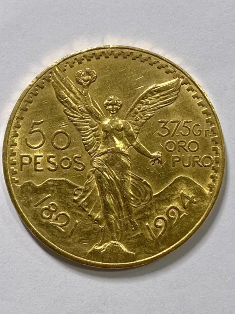 Mexique 50 Pesos Or 1924 Recherchée