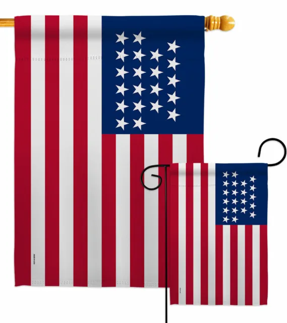 United States 18191820 Garden Flag Americana Old Glory Yard House Banner
