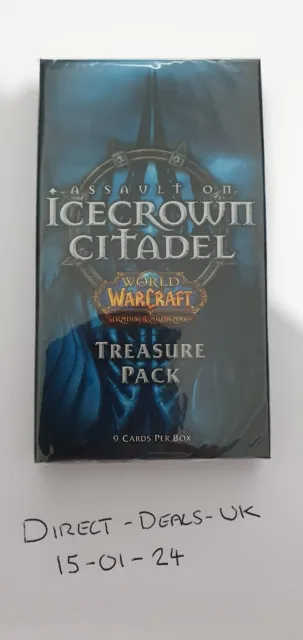 WoW TCG Icecrown Citadel Sealed Booster Pack - Loot Cards ? - Trusted UK Seller