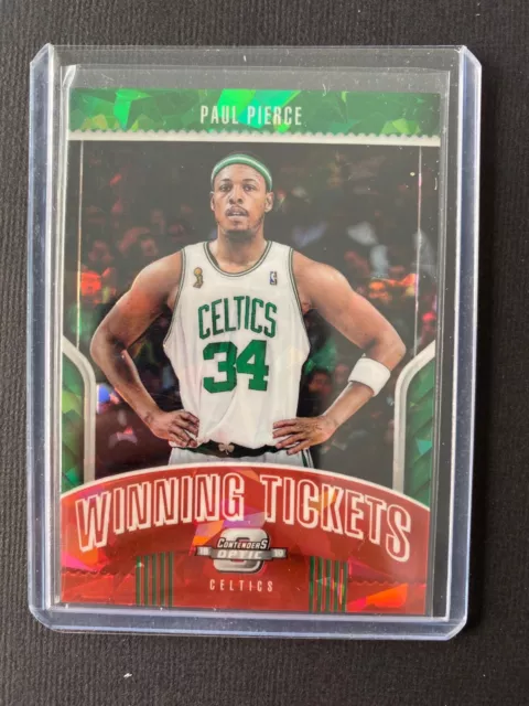 2018-19 Contenders Optic Winning Tickets Prizm Red Cracked Ice #17 Paul Pierce