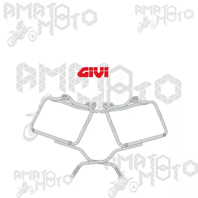 Telaio Givi Pl1158 Per Valigie Laterali Monokey Per Honda X-Adv 750 2017/2020