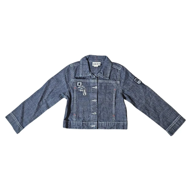 Veste En Jean Rouge Okaïdi Taille 6 Ans / 114 Cm, Occasion Très Bon état